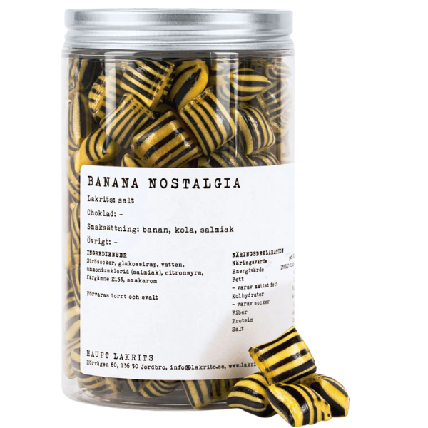 Bonbons de réglisse " Banana Nostalgia " - Haupt Lakrits