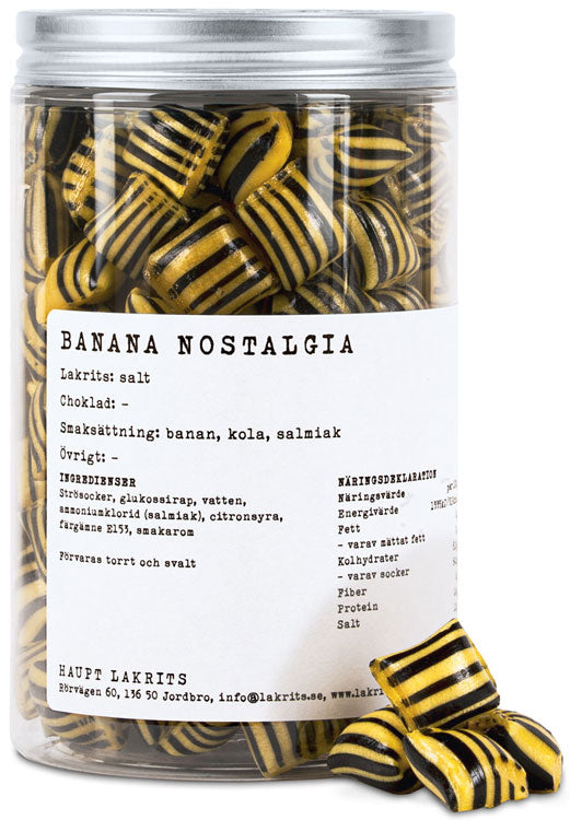 Bonbons de réglisse " Banana Nostalgia " - Haupt Lakrits