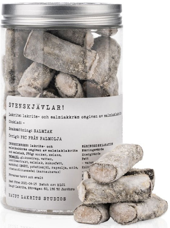"Swedish bastards" Réglisse la plus salée du monde - Haupt Lakrits