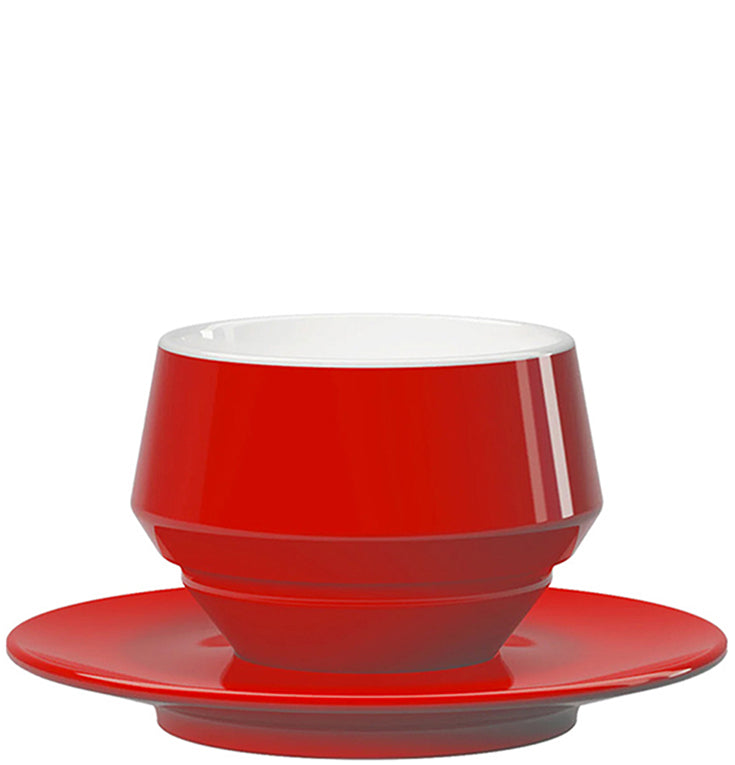 Tasse à café au lait rouge " Maniko "- Club House