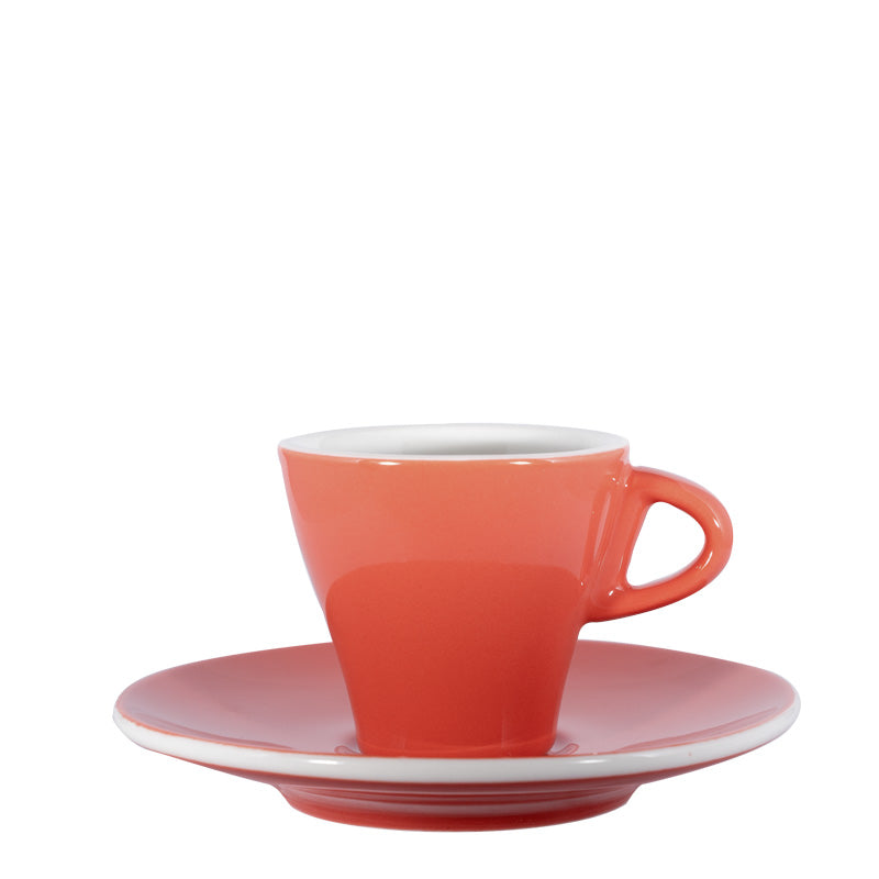 Tasse à expresso rouge vif/saumon - Club House