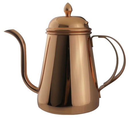 Aufbrühkanne Kupfer mit Deckel für Brühkaffee (JoeFrex)
