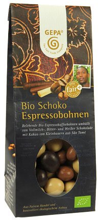 Grains de café enrobés de chocolat - GEPA