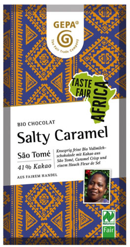 Tablette de chocolat et caramel salé - GEPA Bio