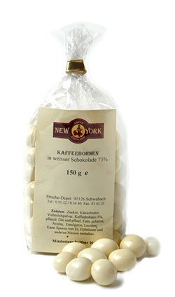 Grains de café enrobés de chocolat blanc - Caffè New York