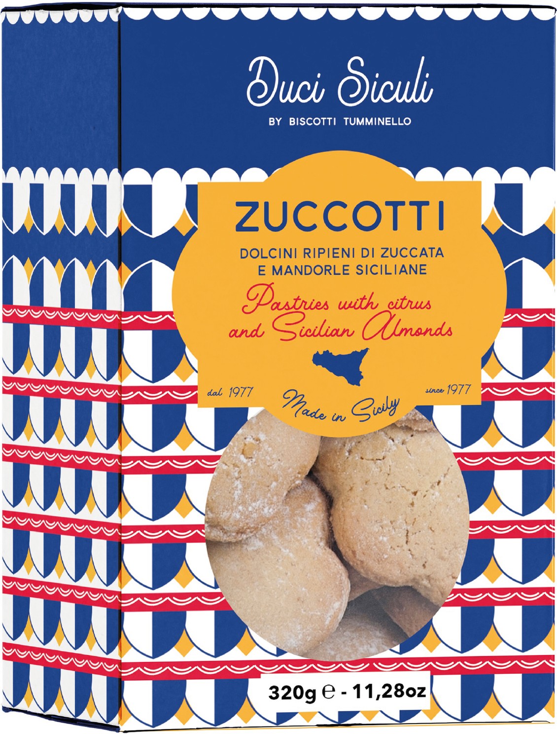 Tumminello Zuccotti, gefülltes Gebäck